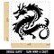 Asian Long Dragon Chinese Mythological Creature Self-Inking Rubber Stamp Ink Stamper
